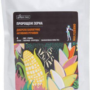 Биодобавка Добра Їжа Пророщенные зерна овса, ячменя, пшеницы, кукурузы 99100819101 150 г