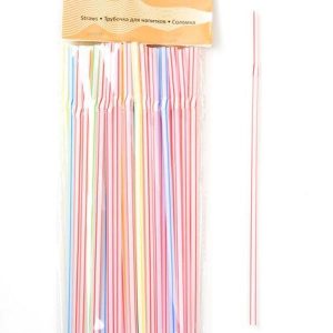 Набор пластиковых трубочек Empire EM-0244 210 мм 50 шт/уп