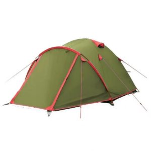 Палатка четырехместная туристическая Tramp Lite Camp 4 TLT-022-06-olive 250х390х140 см
