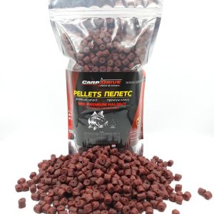 Пеллетс насадочный, пеллетс карповый, пеллетс Carp Drive Red Halibut Криль с отверстием 8мм 500 г