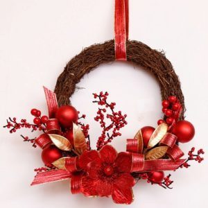 Декор рождественский Венок 9508 30 см