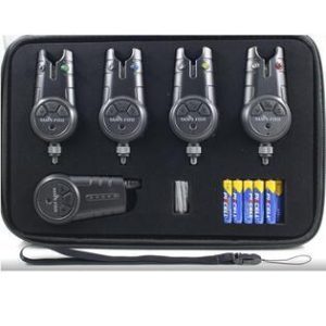 Набор сигнализаторов поклевки в кейсе Sams Fish SF-24199 с пейджером 7 предметов