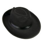 Шляпа Мужская фетр черная