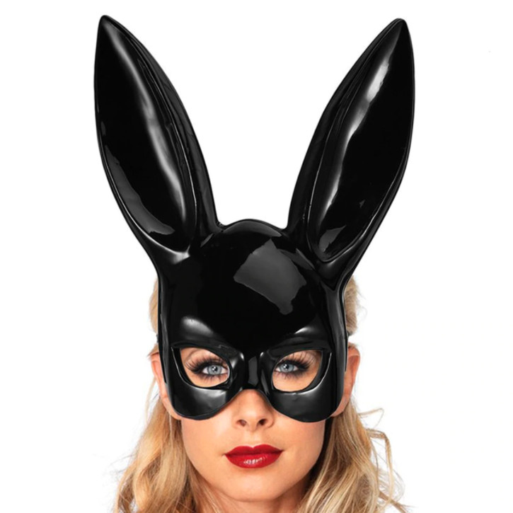Маска Кролик PlayBoy Lux черная