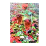Открытка 3D "Красная роза" H