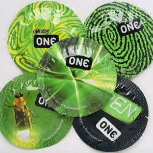 Презерватив светится в темноте 1 шт One Glowing Pleasures