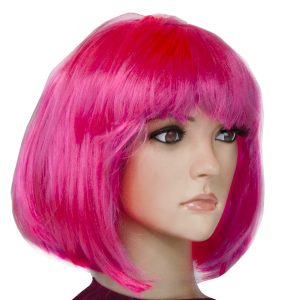Парик Каре розовый