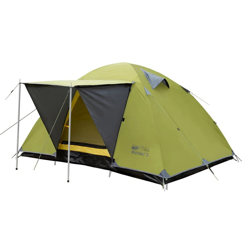 Палатка трехместная туристическая Tramp Lite Wonder 3 UTLT-006-olive 220х220х230 см