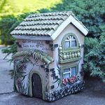 Копилка Домик Итальянский - солнечный гипс Гранд Презент КГ605-3