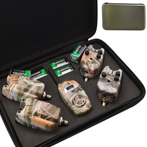 Набор сигнализаторов поклевки Sams Fish Camo SF-23997 с пейджером 5 предметов