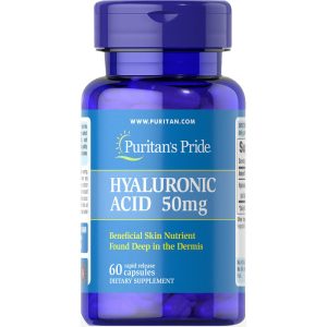 Препарат для суставов и связок Puritan's Pride Hyaluronic Acid 50 mg 60 капсул