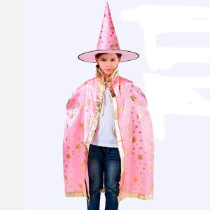 Маскарадный костюм Волшебник розовый