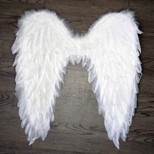 Крылья Амура большие 60х58см белые