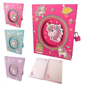 Блокнот детский на замочке 117857 11х17.7cм