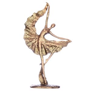Фигурка декоративная Lefard Балерина 192-028 10х26х45 см бронзовая