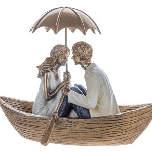 Фигурка декоративная Lefard Пара в лодке 192-073