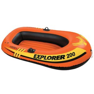 Лодка надувная на 2 человека Intex 58330 185x94х41 см оранжевая