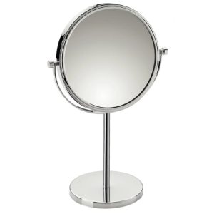 Зеркало настольное косметическое Kela Fabienne 20642 37.5х23.5 см серебристое