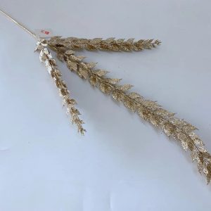 Ветка декоративная YES Колоски 974566 83 см золотистая