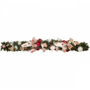 Ветка елковая YES Дед Мороз на санках 960389 1.5 м