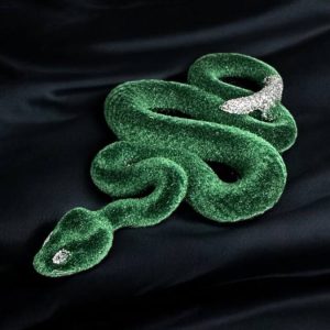 Фигура новогодняя Змея 14657 13.5 см