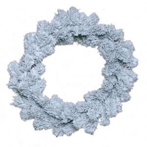 Венок искусственный рождественский заснеженный YES Рождественский 903549 35 см