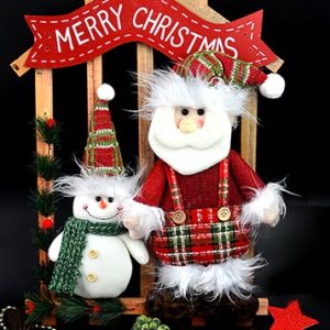 Фигура новогодняя Stenson Merry Christmas TL00353 36х50 см