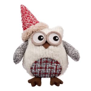 Фигура новогодняя Novogod'ko Сова в колпачке 974010 25 см