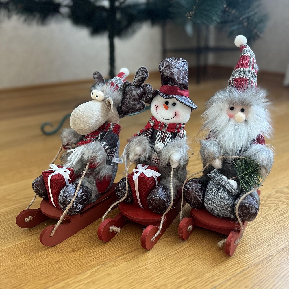 Фигура новогодняя Stenson Santa&Co M17248 25х30 см