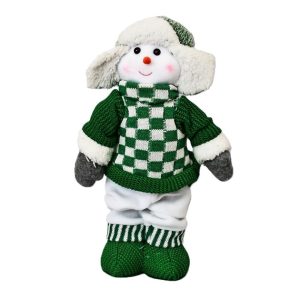 Фигура новогодняя Stenson Snowman M17260-B 32 см