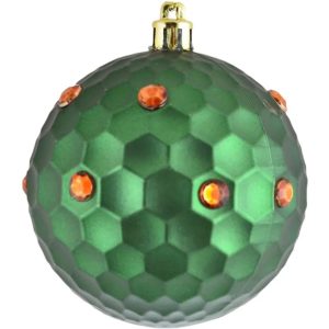 Игрушка на елку YES 972930 8 см изумрудный