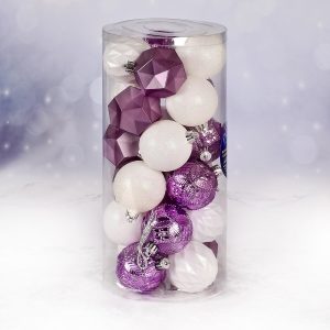 Набор игрушек на елку Stenson 9738 6 см 24 шт