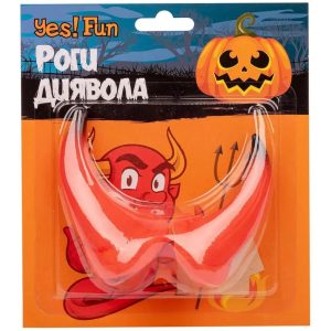 Аксессуар на Хэллоуин YES Рога дьявола 973689 красный