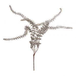 Ветка декоративная YES Ива 973885 31 см серебристая