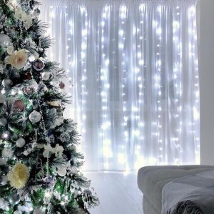 Светодиодная гирлянда штора USB 300 LED SK 15342909 3х3 м белая