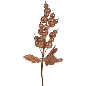 Ветка декоративная YES 973924 24 см золотистая