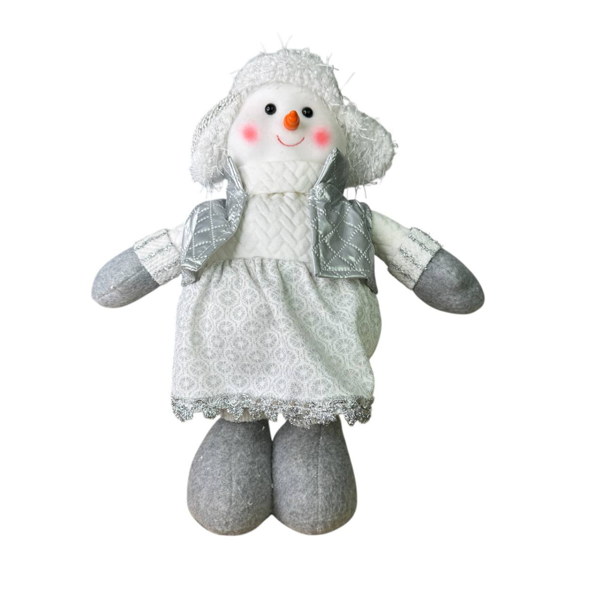 Фигура новогодняя телескопическая Снеговик 19348 35-55 см