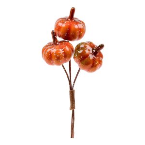 Тыква декоративная YES Fun Хеллоуин 974139 2.5 см 3 шт