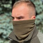 Бафф тактический флисовый зимний с резинкой ВСУ (ЗСУ) LeRoy Fleece 220 LE-2719 оливковый