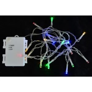 Светодиодная гирлянда линейная уличная YES 801132 2.10 м 20 LED мультиколор