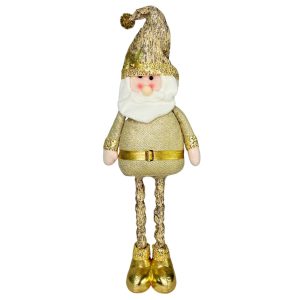 Фигура новогодняя телескопическая Золотой Санта 19411 60-90 см