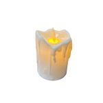 Свеча новогоднняя 19672 7 см теплая желтая