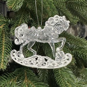 Игрушка на елку Лошадь 19723 9.5х10 см